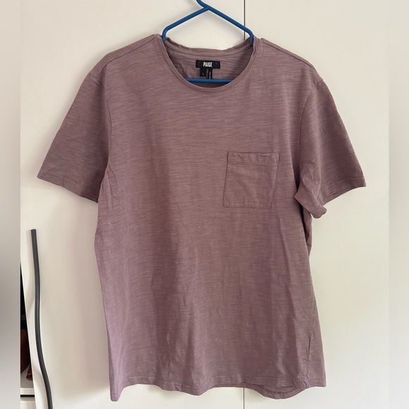 Paige “Kenneth” Large Organic Cotton T-Shirt in Purple - Picture 3 of 4